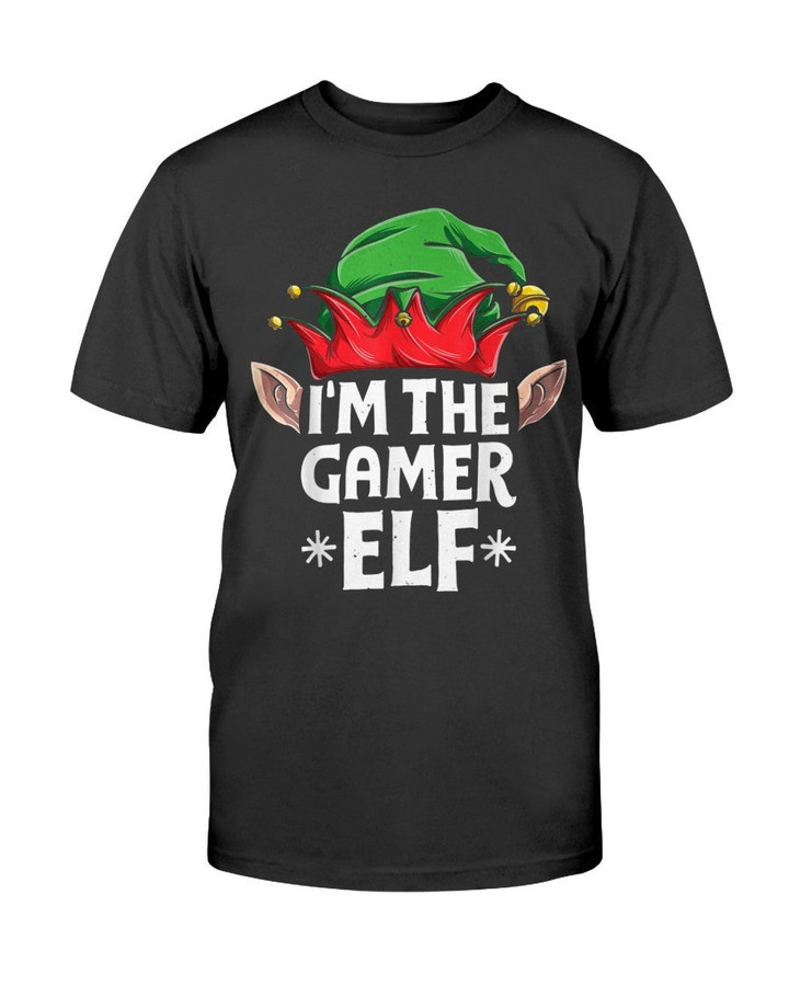 IM The Gamer Elf Funny Christmas Family Matching Pajamas T Shirt 083021