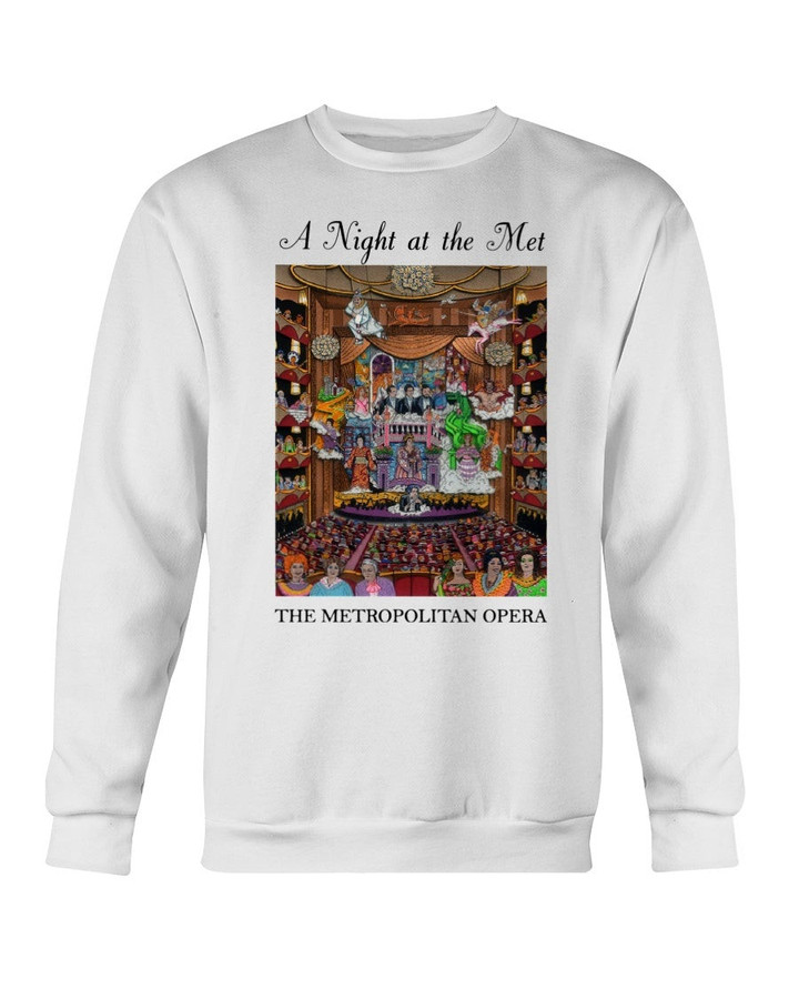 Vintage 80S 90S A Night At The Met The Metropolitan Opera Sweatshirt 082121