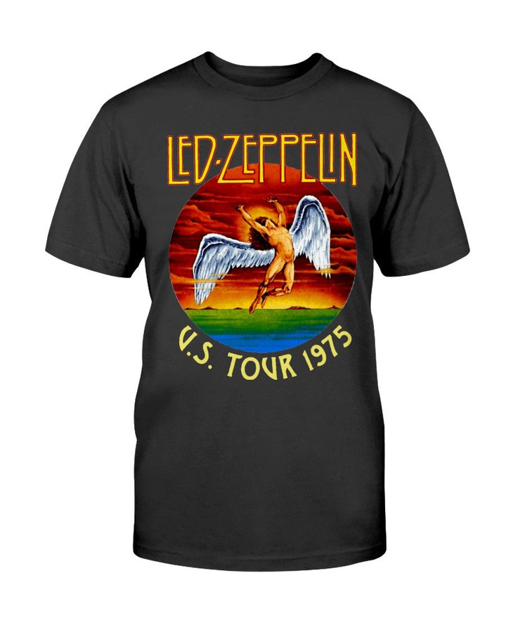 Led Zeppelin Tour 1975 T Shirt 210913