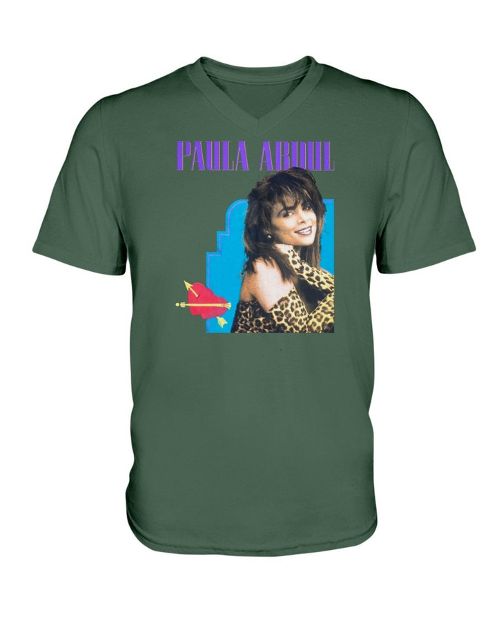 Vintage Paula Abdul Shirt 1990 Concert V Neck Tee 082421