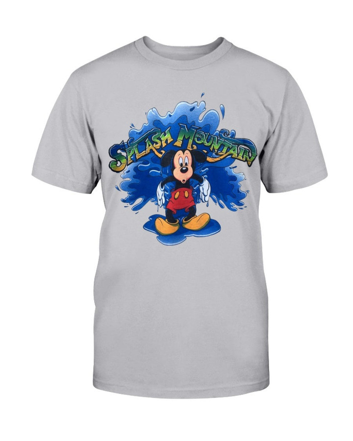 Vintage Mickey Mouse Splash Mountain Ride I Survived T Shirt 210911