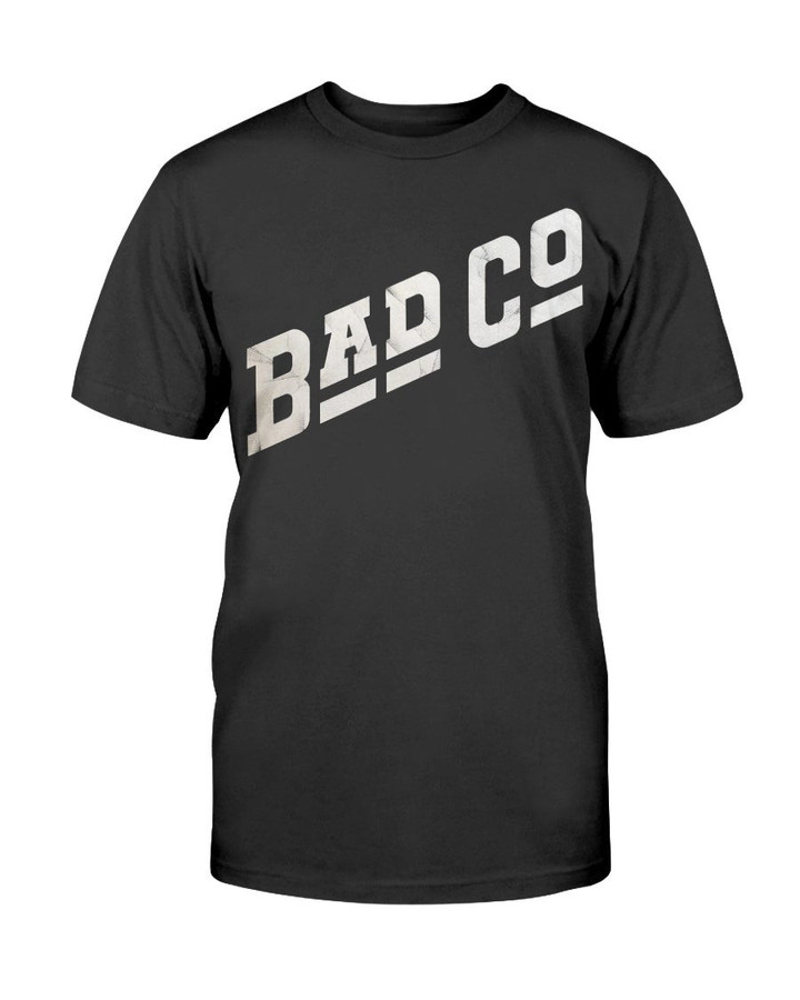 Vintage 70S Bad Company  Bad Co Logo Design English Hard Rock Supergroup Band T Shirt 083021