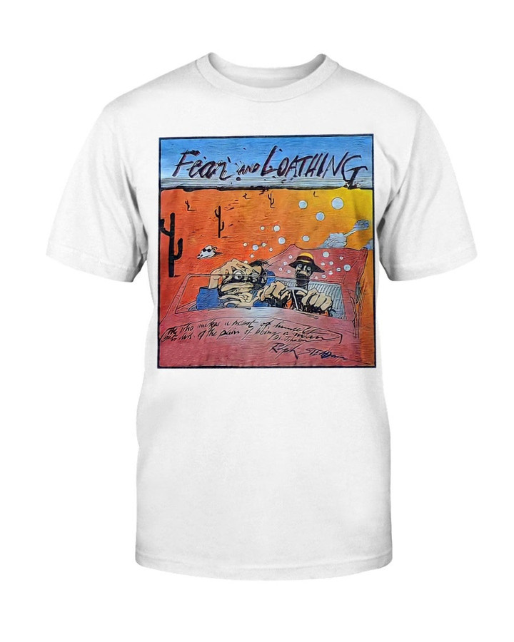 Vintage 90S 2000 Deadstock New Fear And Loathing In Las Vegas By Ralph Steadman Promo T Shirt 082921