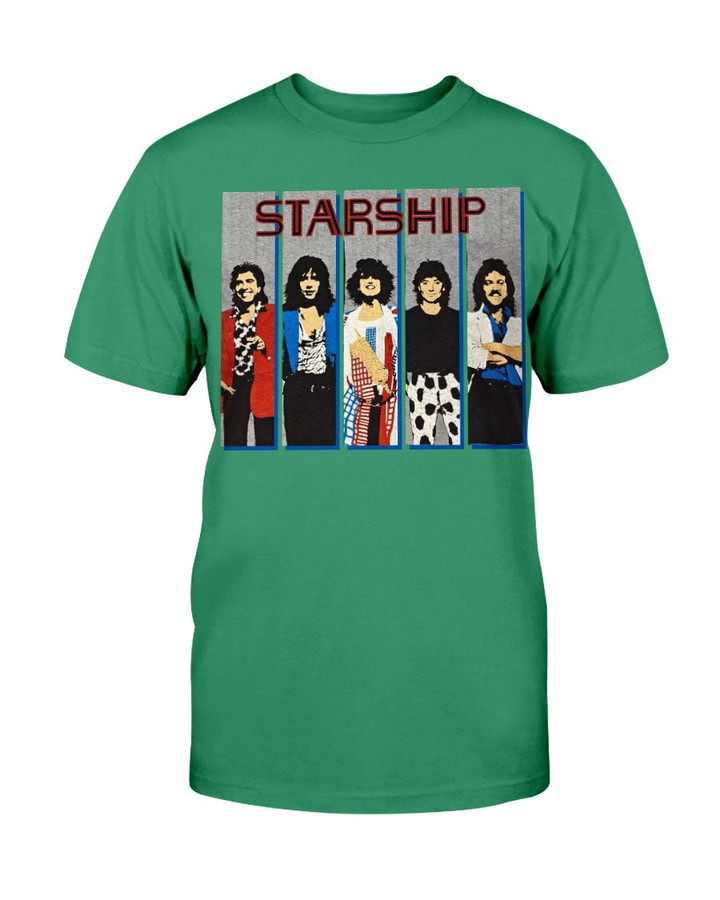 Vintage 1986 Starship Jefferson Airplane Concert Tour 80S Band 80S T Shirt 082421