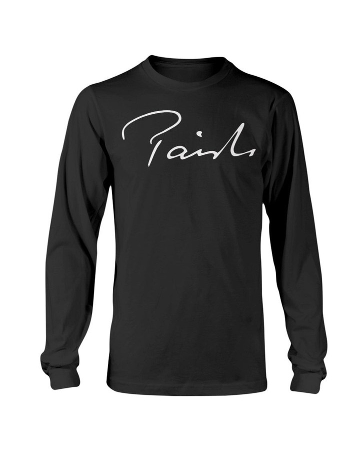 Paiste Signature Logo Long Sleeve T Shirt 090921