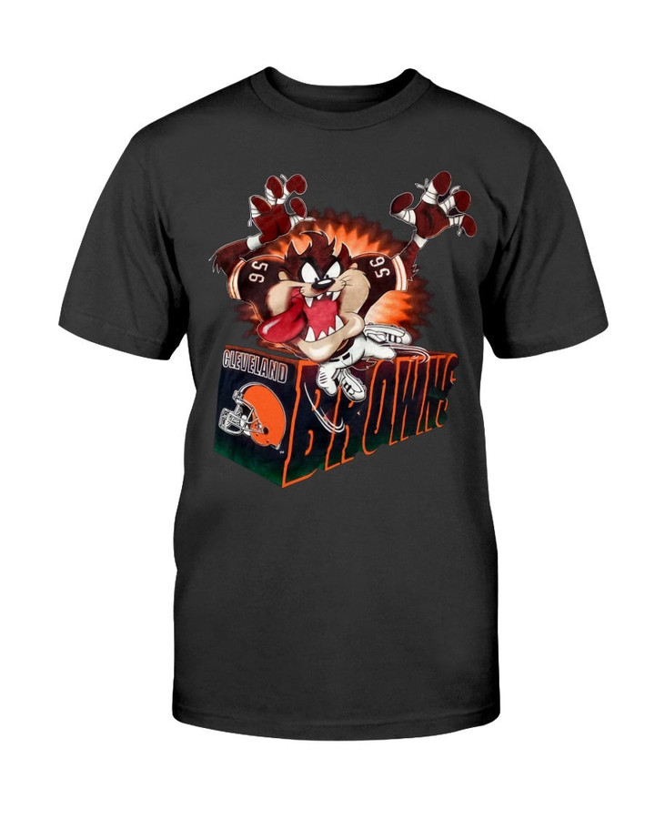 Vintage 1995 Cleveland Browns Taz Looney Tunes T Shirt 082721