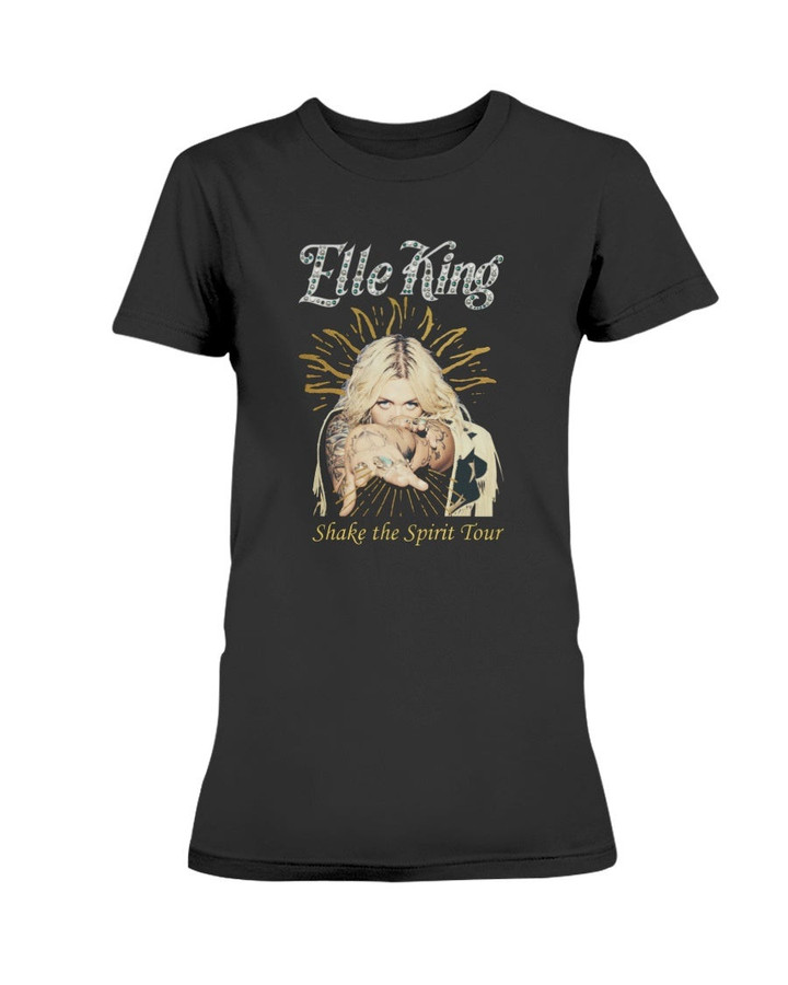 Elle King Shake The Spirit Tour 2019 Ladies T Shirt 090321