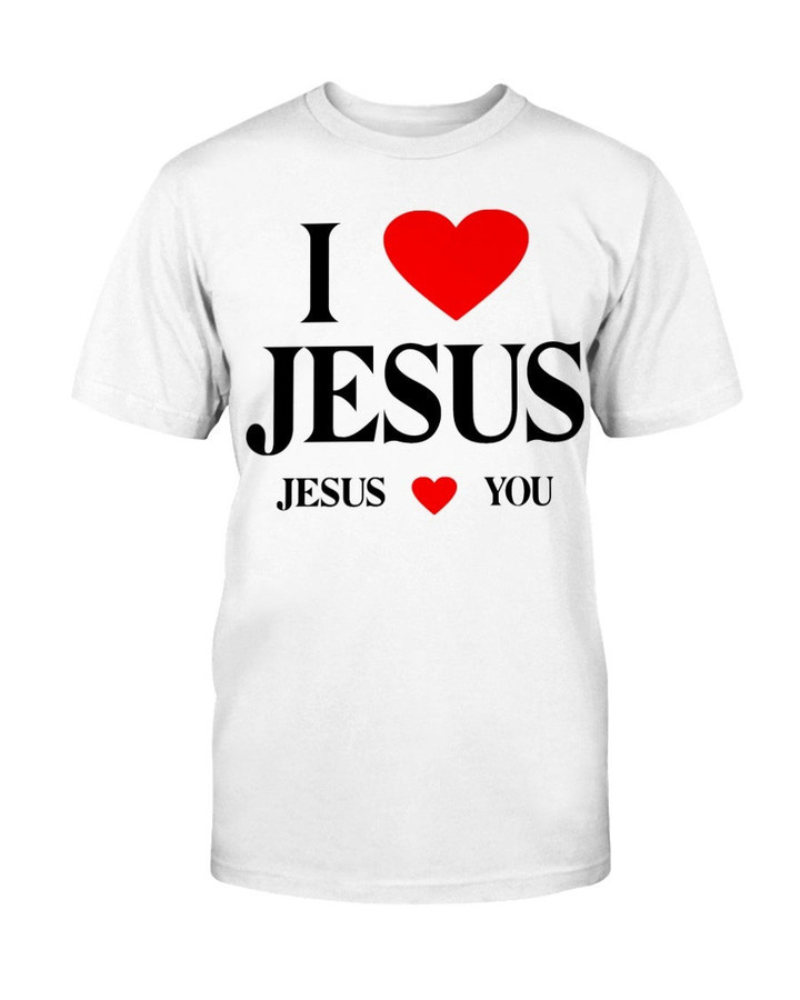 Vtg I Heart Jesus Jesus Hearts You T Shirt 060921