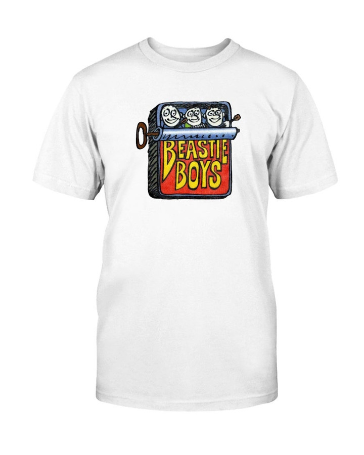 Vintage 90S Beastie Boys Sardines In A Can Raip Hop Hop Illustrated T Shirt 082821
