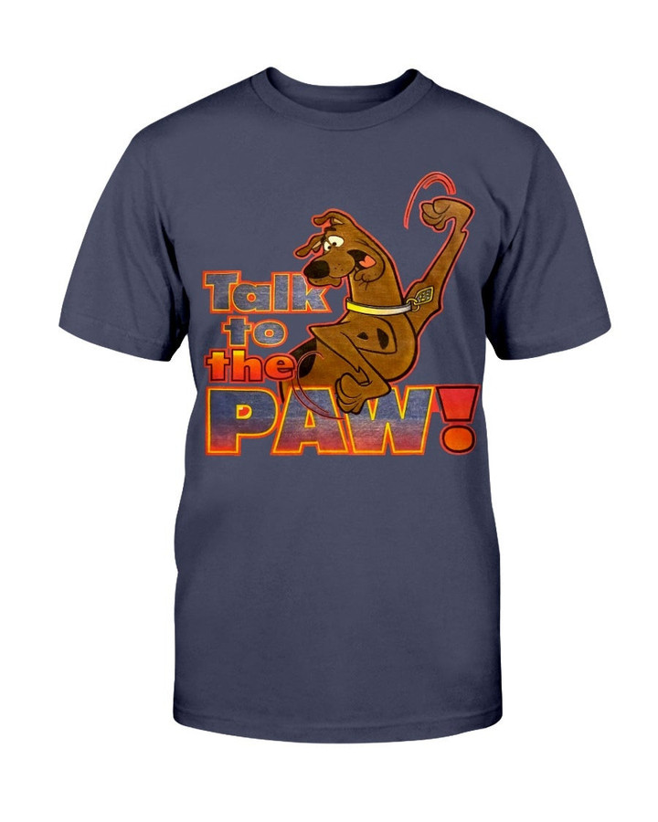 Vintage Scooby Doo Shirt Cartoon Network Rare 90S Adult Rare Talk To The Paw T Shirt 090921
