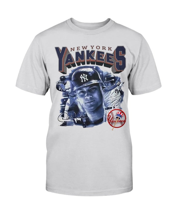 Vintage 1990S 1998 New York Yankees Derek Jeter Mlb Baseball Graphic T Shirt 082221