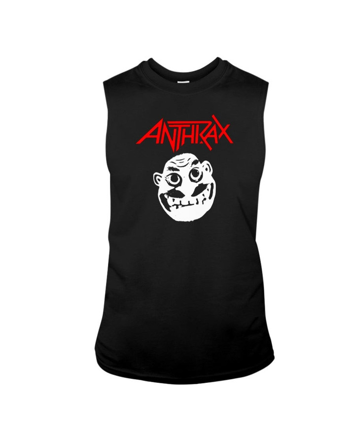 Anthrax Graphic Sleeveless T Shirt 090121
