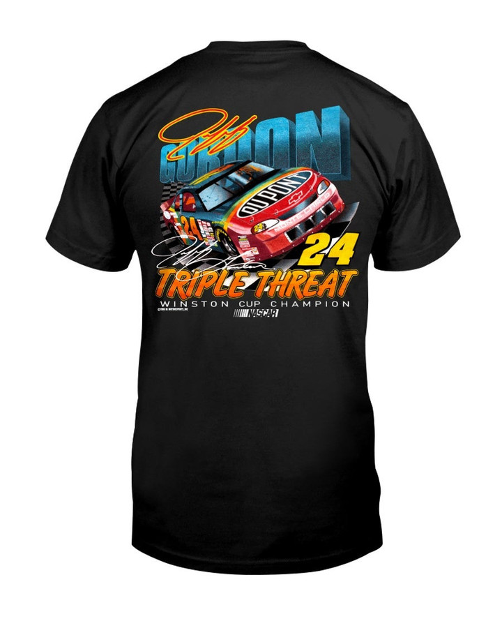 Vintage Jeff Gordon Triple Threat 1995 Nascar Winston Cup Champion T Shirt 060921