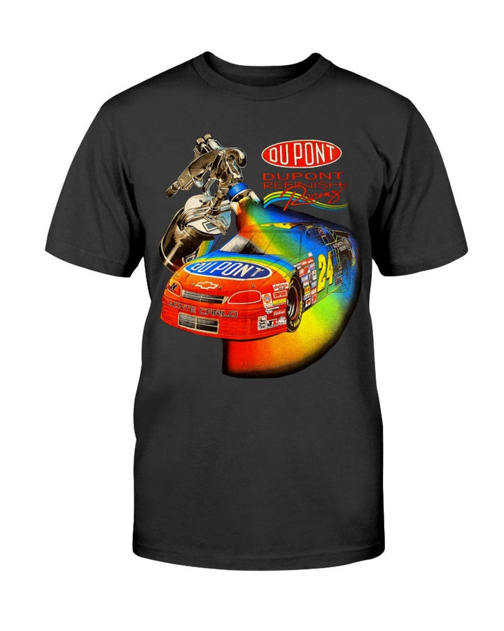 Vintage 1990S Jeff Gordon Dupont Refinish Racing Nascar Graphic T Shirt 210911