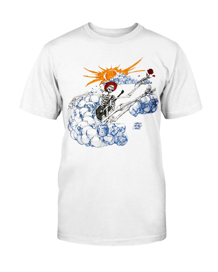 Vintage 1986 Vincent Perez Grateful Dead 80S Concert Tour T Shirt Size S Skull  Roses T Shirt 083021