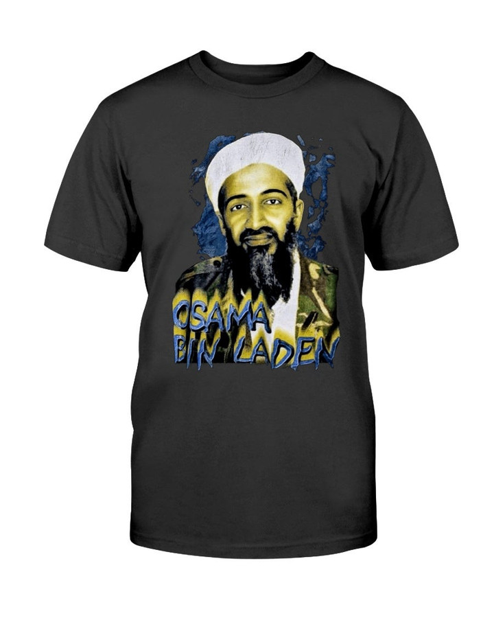 Vintage Osama Bin Laden T Shirt 911 Wanted T Shirt 210913