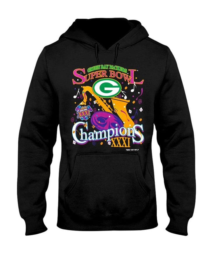 Vintage Green Bay Packers Super Bowl Xxxi Champions Hoodie 210913