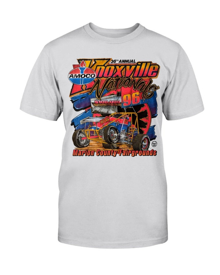 Vintage 1996 Knoxville Nationals Indy Racing Car T Shirt 082521