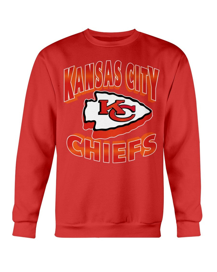Vintage Red Kansas City Chiefs Sweatshirt 082521