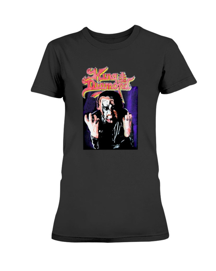 Vintage King Diamond Concert T Shirt Conspiracy 1988 North American Tour Ladies T Shirt 090821