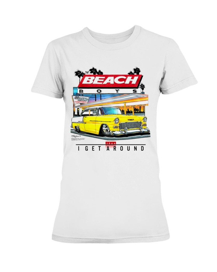 Vintage 90S Beach Boys I Get Around Ladies T Shirt 090421
