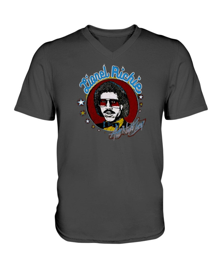 Lionel Richie All Night Long V Neck Tee 210913