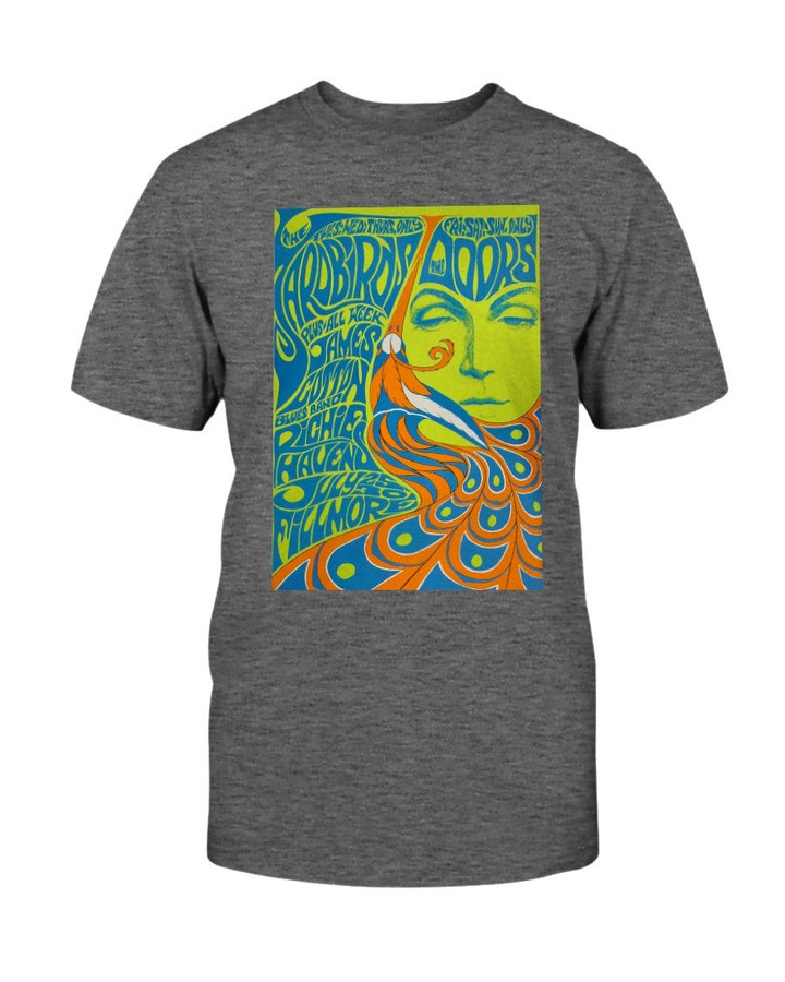 The Doors   Psychedelic The Doors Band Rock Music T Shirt 082421