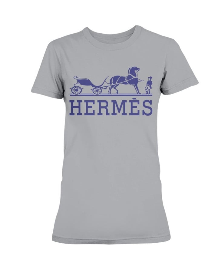 70S Hermes Shirt Vintage Hermes Tee Hermes Logo Ladies T Shirt 210913