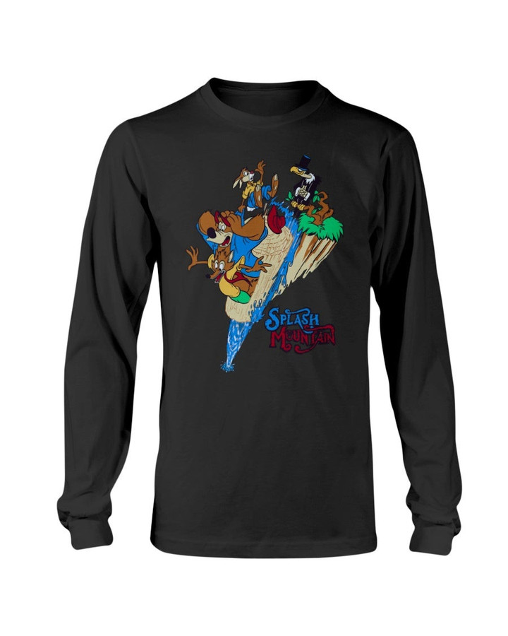 Vintage 90S Disneyland Splash Mountain Ride Long Sleeve T Shirt 082221
