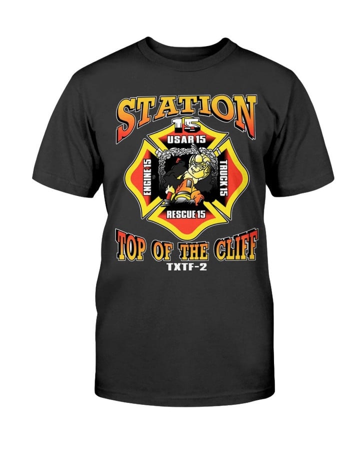 Dallas Fire Oak Cliff Departt Dfd Firefighters Station Engine 15 T Shirt 072421