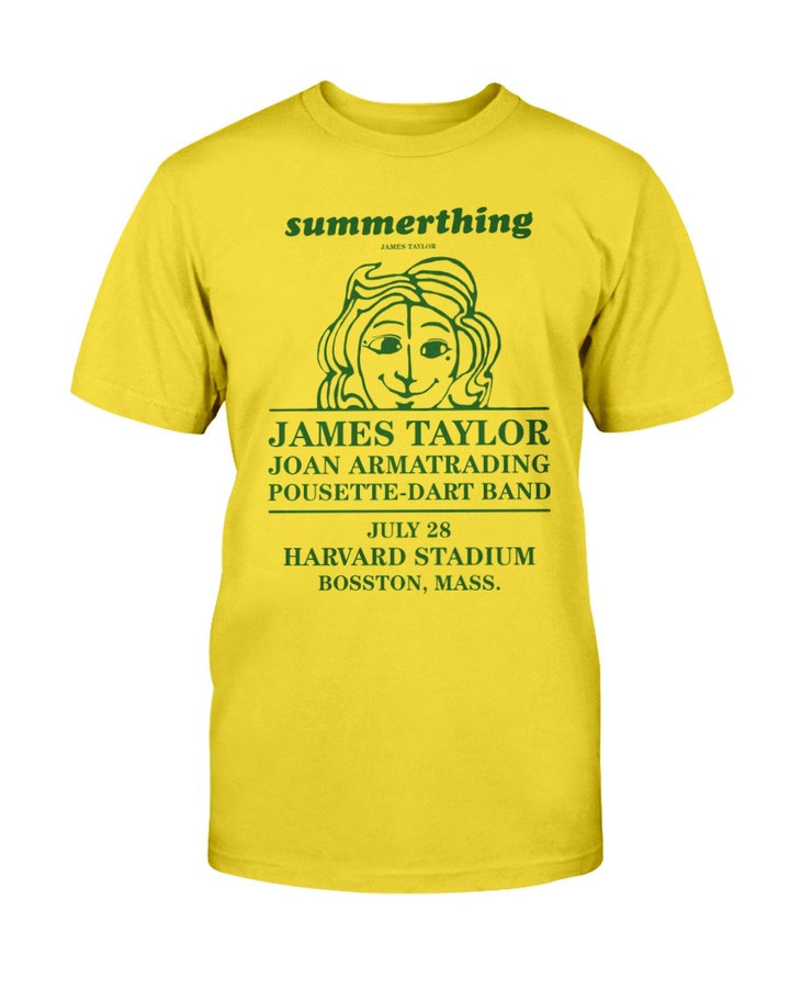 Vintage James Taylor Joan Armatrading Et Pousette Dart Band Concert T Shirt 071621