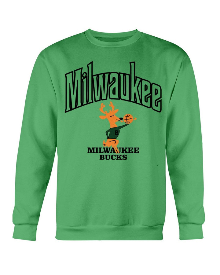 Vintage 80S Milwaukee Bucks Nba Sweatshirt 070621