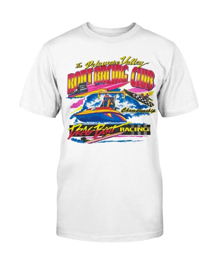 Vintage Boat Racing Shirt 90S Delaware Valley Boat Club Drag Boating V2 Shirt 072021