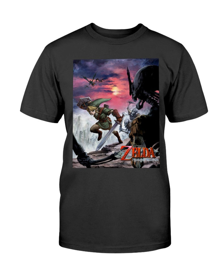 Vintage Zelda Twilight Princess Game Promo T Shirt 071121