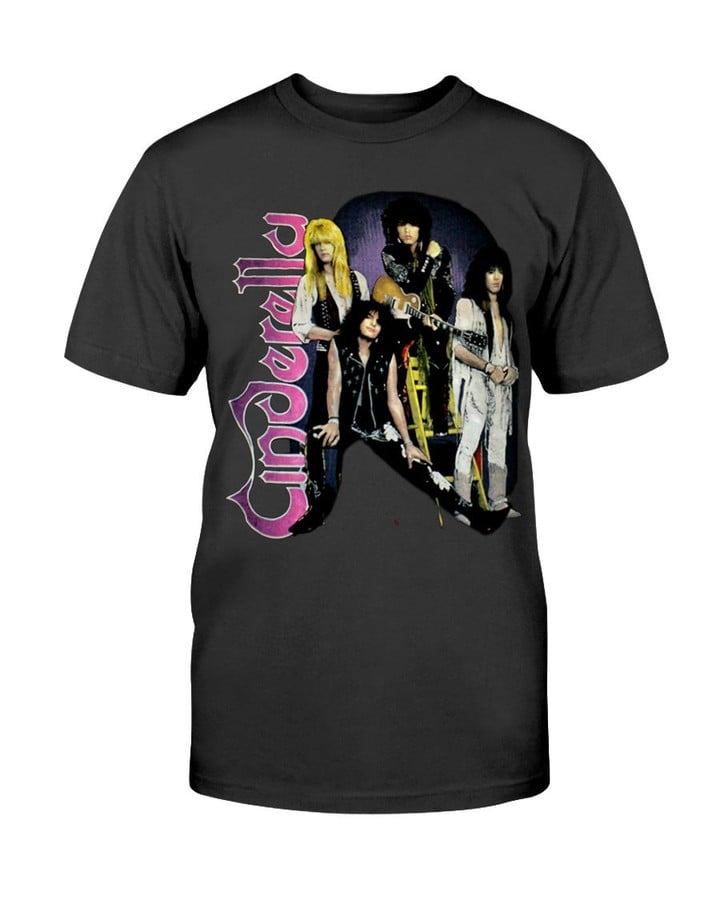 Vintage Cinderella Heavy Metal Tee Shirt 1980S Rock Band Collectible Band T Shirt 071921