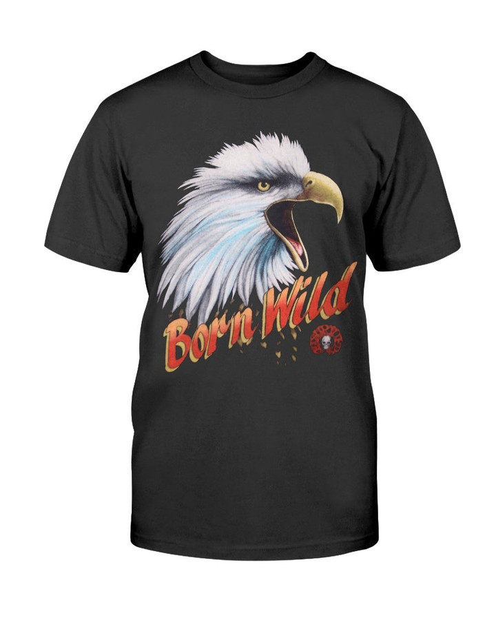 Vintage 3D Emblem Born Wild Easyriders T Shirt 071921