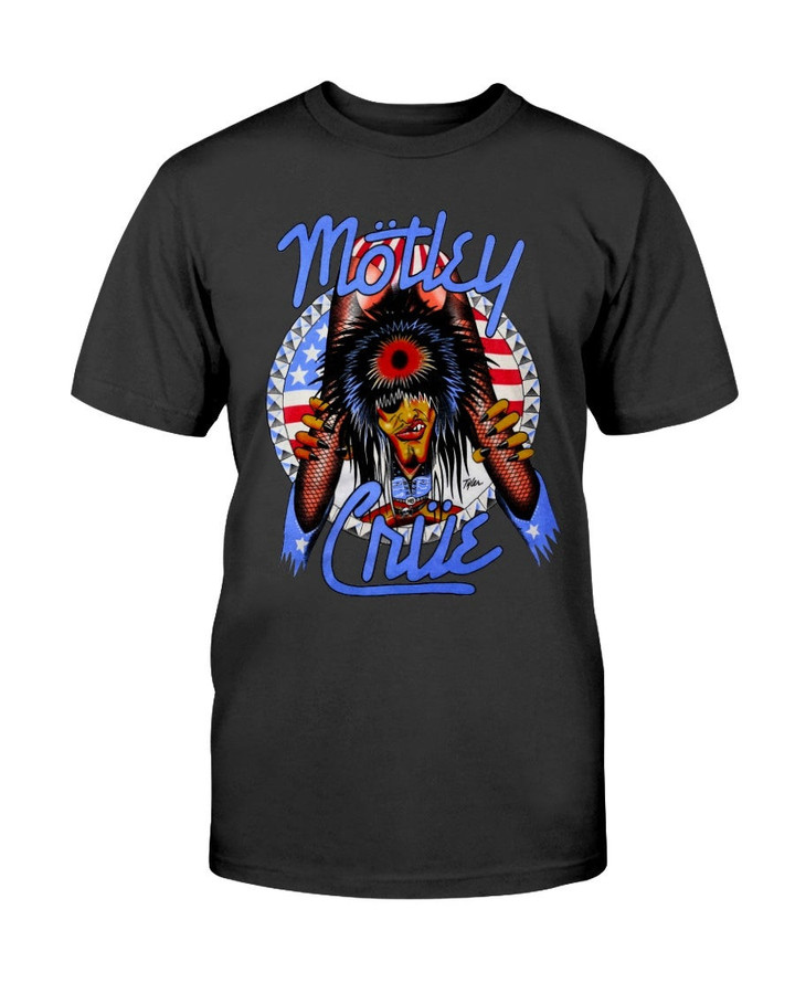 Motley Crue T Shirt Vintage Look Retro T Shirt 071221