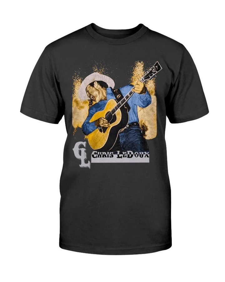Vintage 90S Chris Ledoux Country Western Music Portrait T Shirt 071021