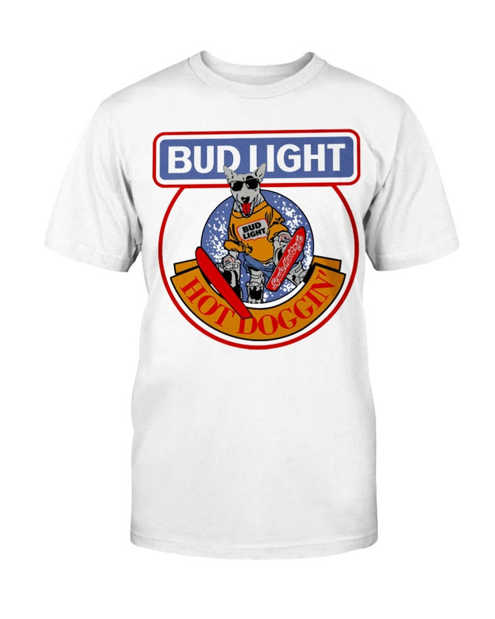 1987 Spuds Mackenzie Hot Doggin Bud Light T Shirt 071521