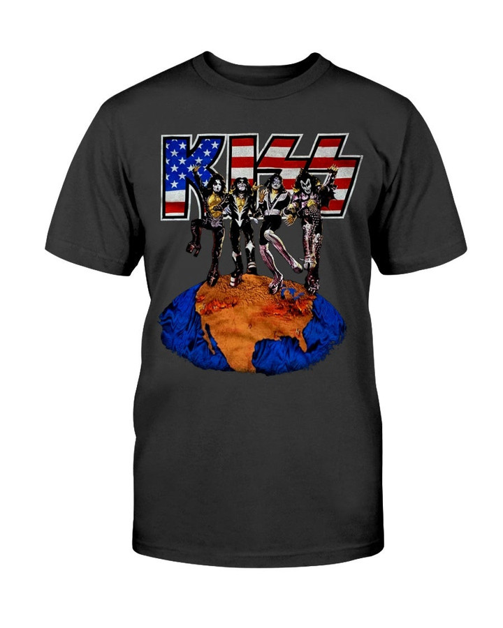 Vintage 1996 Kiss Alive Worldwide Tour T Shirt 071121