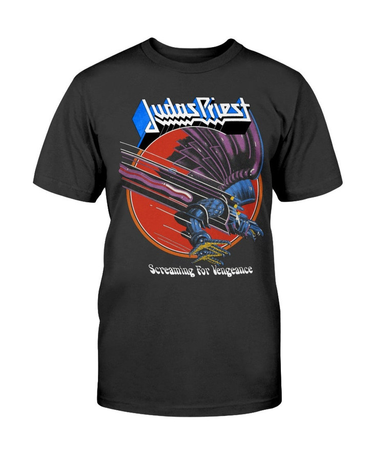 Vintage 1982 Judas Priest Screaming For Vengeance T Shirt 072221