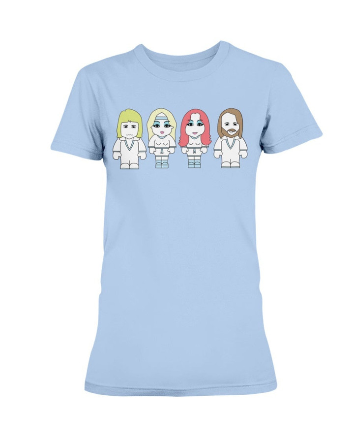 Abba Shirt Swedish Music Quartet Toonstar Disco Pop Rock Abba Womens Ladies T Shirt 070721