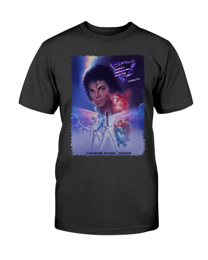 Vintage Michael Jackson Pop Singer Captain Eo Fiction Film Movie Disney T Shirt 071521