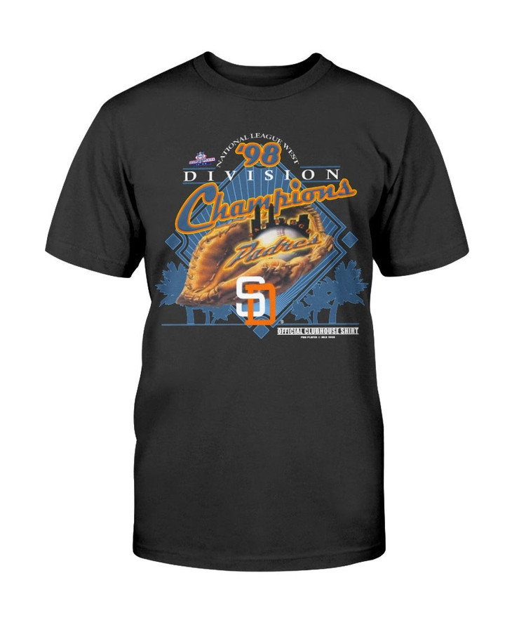 1998 San Diego Padres Mlb Champions Baseball T Shirt  062821