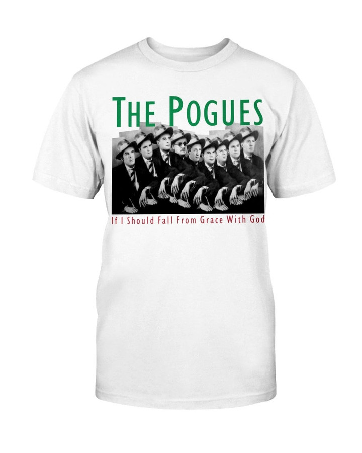 Pogues Tour Shirt Vintage Rare 1980S Nick Cave Dubliners Stooges Flogging Molly Ch T Shirt 070621