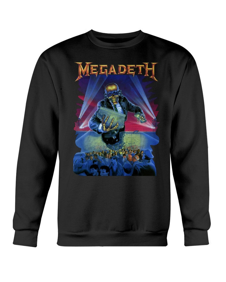 Ultra Rare Vintage 1990 Megadeth Sweatshirt 071021