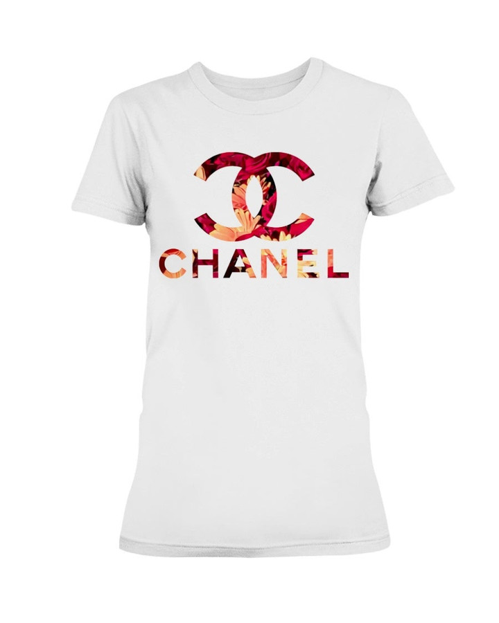Chanel Chanel Shirt Chanel Flower Shirt Chanel Classic Logo Chanel Logo Ladies T Shirt