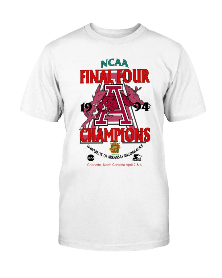 Arkansas Razorbacks Ncaa 1994 Final Four Vintage T Shirt 072221