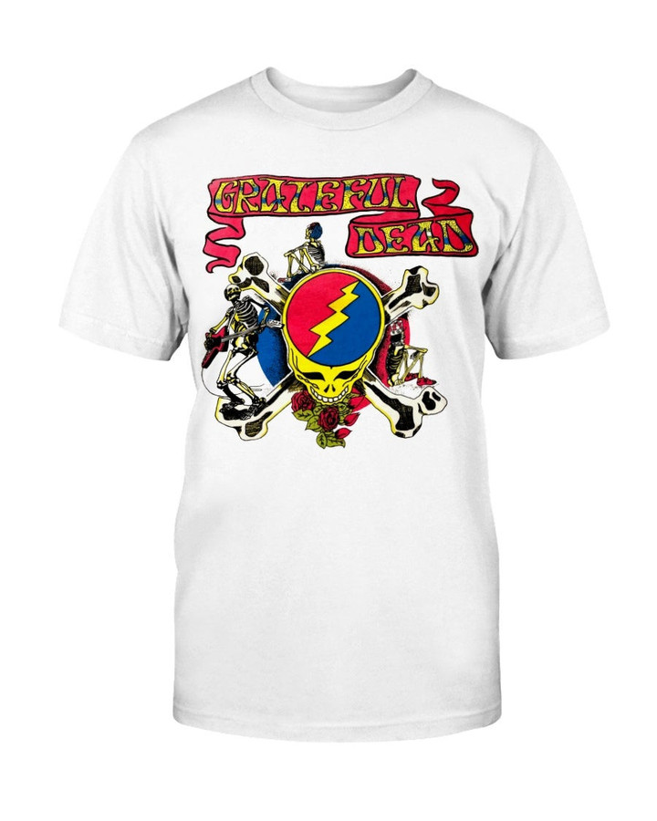 Grateful Dead Vintage Concert T Shirt 1989 Tour T Shirt 070121