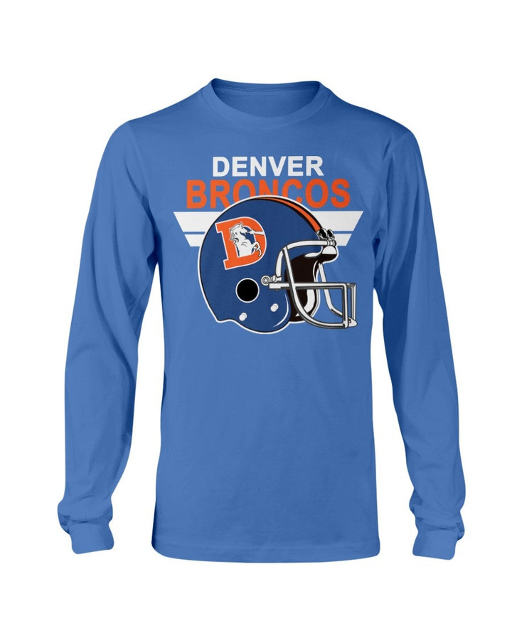 Vintage 80S Denver Broncos Football Long Sleeve T Shirt 071521